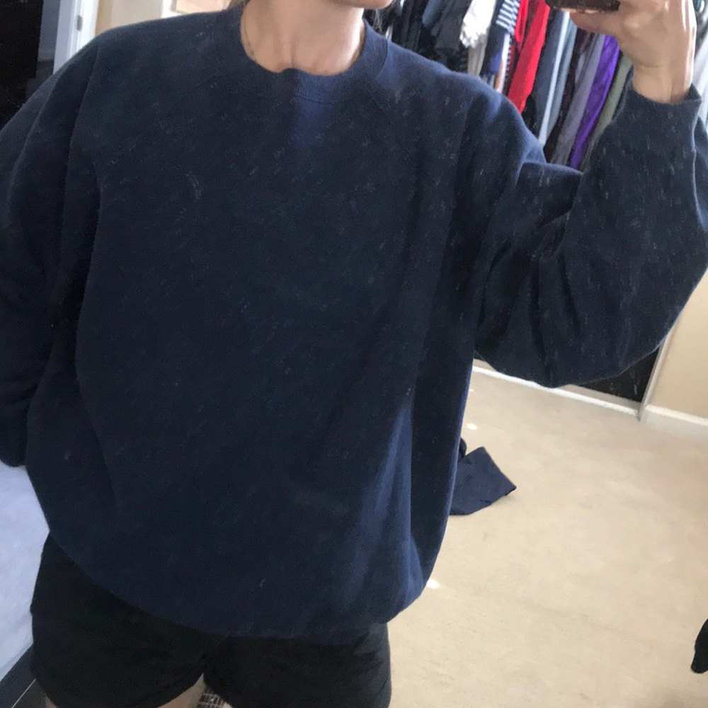 Navy crew neck unisex